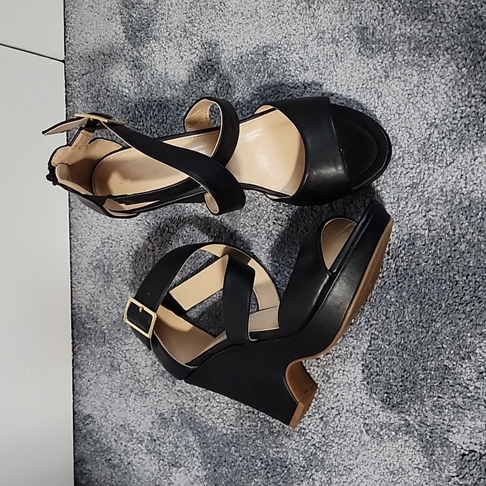 Black heels
